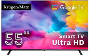 Google Smart Tv 55 Inch 141cm Ultrahd 4k Kruger&matz