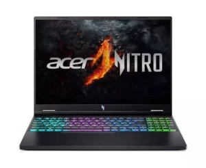 Laptop gaming ACER Nitro 16 AN16-73 NH.QSPEX.00A, 16" WUXGA IPS 165Hz, Intel® Core™ i5 14450HX, 16GB RAM, SSD 512GB, GeForce RTX 4060 8GB, Fara sistem de operare, Obsidian Black