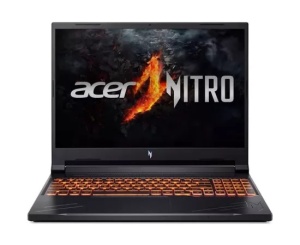 Laptop gaming ACER Nitro V16 ANV16-71 NH.QTQEX.004, 16" WUXGA 165Hz, Intel® Core™ i7 14650HX, 16GB RAM, SSD 1TB, nVidia GeForce RTX 4060 8GB, Fara sistem de operare, Obsidian Black