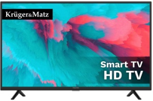 Televizor LED Kruger&Matz 80 cm KM0232-S6 HD Ready Smart TV WiFi CI+