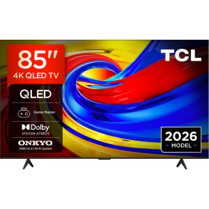 Televizor LED TCL Smart TV QLED 85P7L Seria P7L 214cm negru 4K UHD HDR