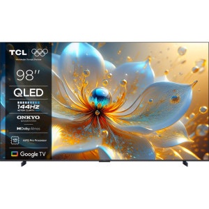 Televizor LED TCL Smart TV QLED 98T8C Seria T8C 248cm 4K UHD HDR