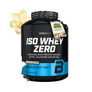 Iso Whey Zero 2,3kg, pudra, Biotech USA, Izolat proteic din zer