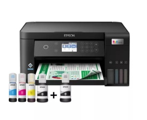 Multifunctional InkJet color EPSON EcoTank L6260, A4, Duplex, USB, LAN, Wi-Fi, negru
