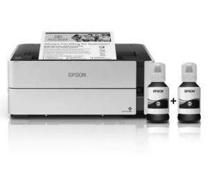 Imprimanta Inkjet EPSON EcoTank M1170, Monocrom, A4, USB/LAN/Wi-Fi, Duplex, Alb
