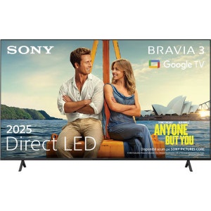 Televizor LED Sony Smart TV BRAVIA 3 50S35 Seria S3 126cm negru 4K UHD HDR