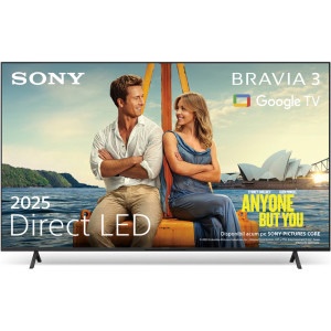 Televizor LED Sony Smart TV BRAVIA 3 55S35 Seria S3 139cm negru 4K UHD HDR