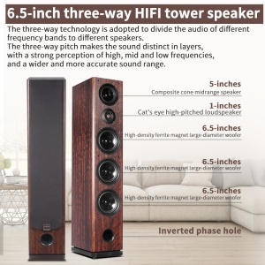 Sistem home theater turn 7.1 cu sunet surround, sistem home theater din lemn, de podea PAHOPE02 - Img 5