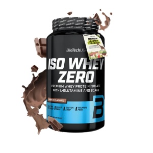 Iso Whey Zero 900g, pudra, Biotech USA, Izolat proteic din zer