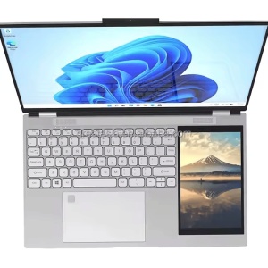 Laptop 15.6"+7" inch dual-screen business laptop, Intel I9 gen 12, 32 GB RAM DDR4, 2 TB SSD, 1920x1280, Windows 11 PRO, 2.9GHz