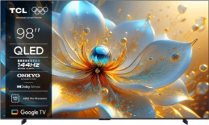 Televizor QLED TCL 248 cm 98 98T8C Ultra HD 4K Smart TV WiFi CI+
