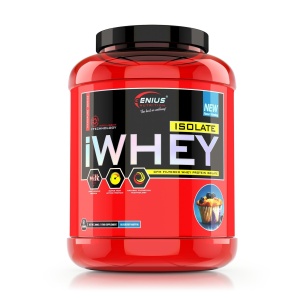 iWHEY® ISOLATE 2000g, pudra, Genius Nutrition, Proteina din zer izolat