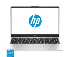 Laptop HP 250 G10 9G233ET, 15.6" FHD, Intel® Core™ i5-1334U pana 4.6 GHz, 16GB RAM DDR4, SSD 512GB, Intel® Iris® Xᵉ Graphics, Fara sistem de operare, Metalic Silver