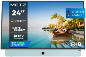 Televizor portabil METZ LED 24MPE7000Y 60 cm Smart Google TV Full HD Clasa E (Model 2025)
