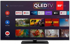 Televizor QLED 139 cm Aiwa QLED-855UHD-SLIM Smart 4K Ultra HD