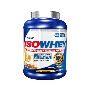 Iso Whey 2kg, pudra, Quamtrax, Izolat proteic din zer