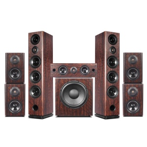 Sistem home theater turn 7.1 cu sunet surround, sistem home theater din lemn, de podea PAHOPE02 - Img 6
