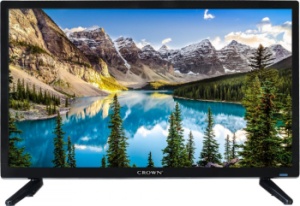 TV Crown 24TF12VB 1366x768 HD Ready 24 inch 60 cm LED negru
