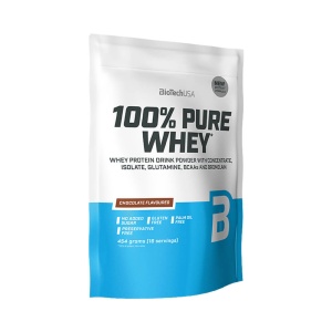 100% Pure Whey 450g, pudra, Biotech USA, Concentrat si izolat proteic din zer