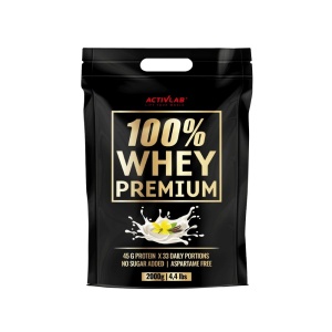 100% Whey Premium 2kg, pudra proteica, Activlab, Concentrat proteic din zer