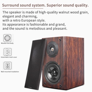 Sistem home theater turn 7.1 cu sunet surround, sistem home theater din lemn, de podea PAHOPE02 - Img 3