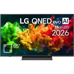 Televizor LED LG Smart TV QNED MiniLED 55QNED8EB3B Seria QNED8E evo AI 139cm 4K UHD HDR