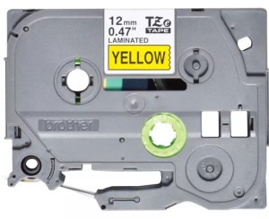 Banda laminata BROTHER TZE631, 12m, Negru-Galben