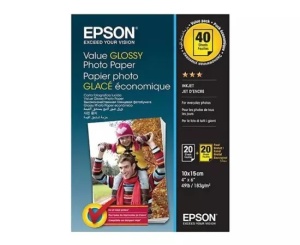Hartie foto EPSON C13S400044, 10x15 cm, Glossy, 40 coli