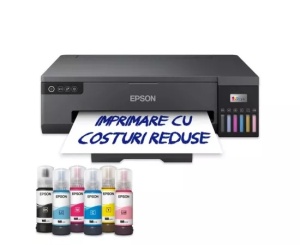 Imprimanta Inkjet EPSON L18050, Color, A3, LAN/Wi-Fi, Negru