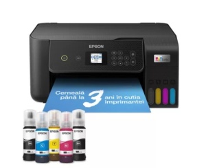 Multifunctional Inkjet EPSON L3260, Color, A4, Wireless, USB, Tava 100 coli