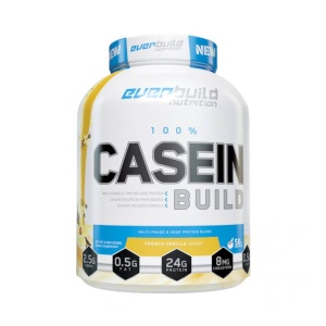 100% Casein Build pudra, 1.8kg, Everbuild Nutrition, Cazeina micelara