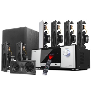 Sistem home theater 7.1DTS încastrat, amplificator digital HD, sunet surround PAHOPE03