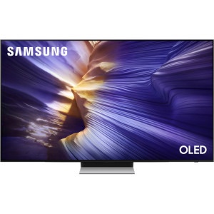 Televizor LED Samsung Smart TV OLED QE65S90F Seria S90F 163cm negru 4K UHD HDR
