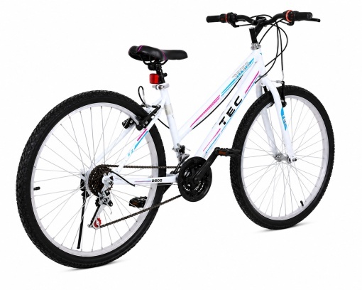Bicicleta EROS 24 inch alb cu roz si albastru - Img 2