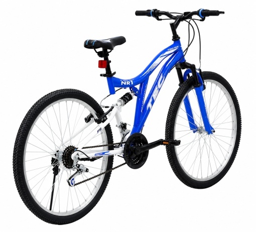 Bicicleta MASTER 26 inch alb cu albastru - Img 2