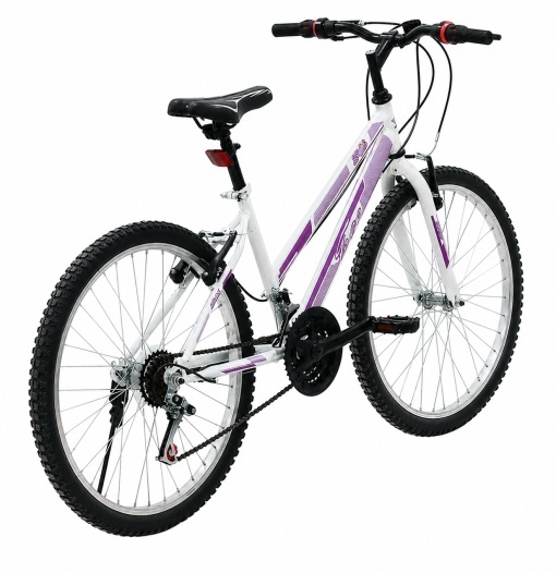 Bicicleta EROS 26 inch mov cu alb - Img 2