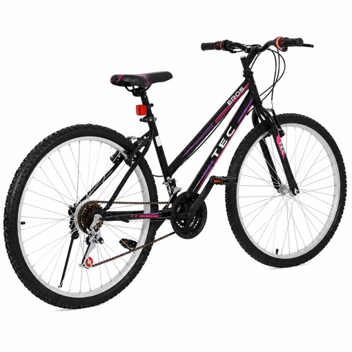 Bicicleta EROS 26 inch roz cu negru - Img 2