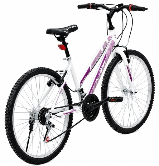 Bicicleta EROS 24 inch alb cu mov - Img 2