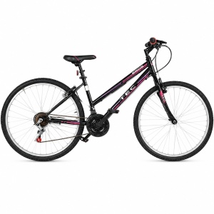 Bicicleta EROS 26 inch roz cu negru