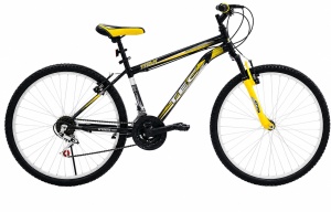 Bicicleta TITAN 26 inch galben cu negru