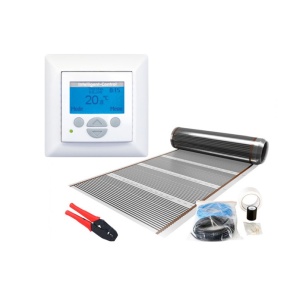 Kit incalzire in pardoseala Film carbon 12m² - 1440 W cu termostat programabil Magnum Inteligent Control