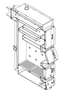 Cazan pe combustibil solid VATAR Class C 85 kW - Img 3