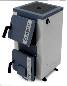 Cazan pe combustibil solid VATAR Class P cu plita 12 kW