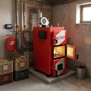 Centrala termica pe combustibil solid Classic Plus 40 kw - incalzire eficienta de la ALTEP