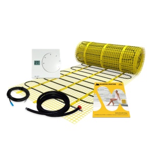 Kit covor incalzire in pardoseala 1 m² - 150 W cu termostat Analogic Standard control