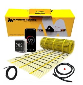 Kit covor incalzire in pardoseala 3,5 m² - 525 W cu termostat WIFI control F 32