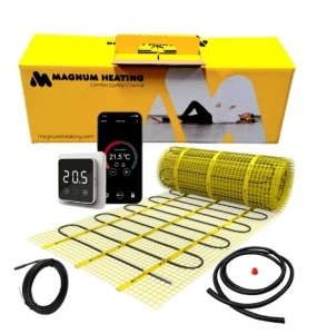 Kit covor incalzire in pardoseala 3,5 m² - 525 W cu termostat WIFI control F 32