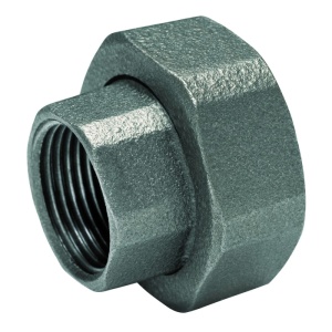 Racord FERRO, olandeza neagra pentru pompa 2"-5/4" - 2 buc