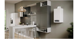 Centrala termica murala in condensatie 24 kW, pentru incalzire si preparare ACM, Cares S 24 ARISTON, schimbator caldura otel-inox, cu tubulatura - Img 3