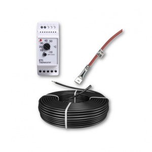 Chit cablu degivrare conducte cu senzor de conducta si termostat 1000 W - 100 m